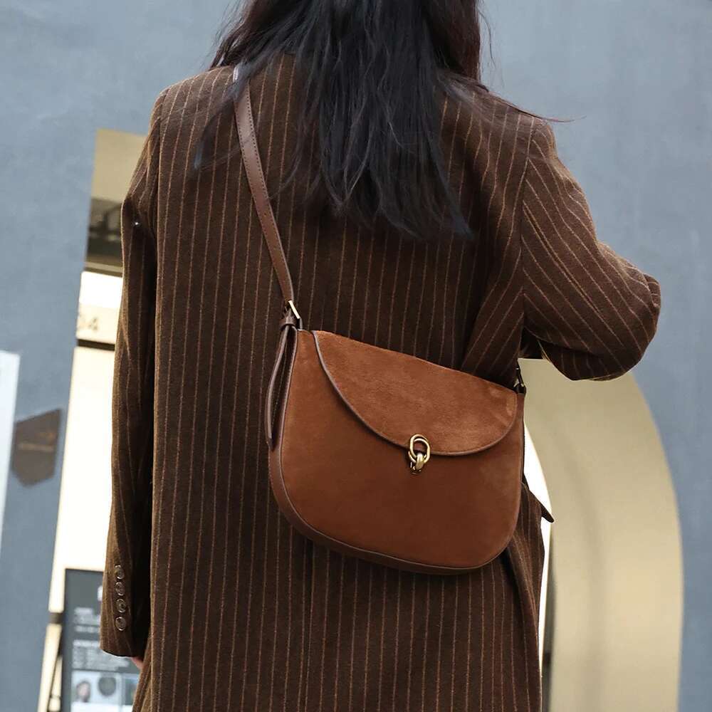 Designer Bag JOYIR Women's Leather Shoulder Messenger Sling Bags For Ladies Retro Crossbody Bag Fashion Designer Tote Handbag