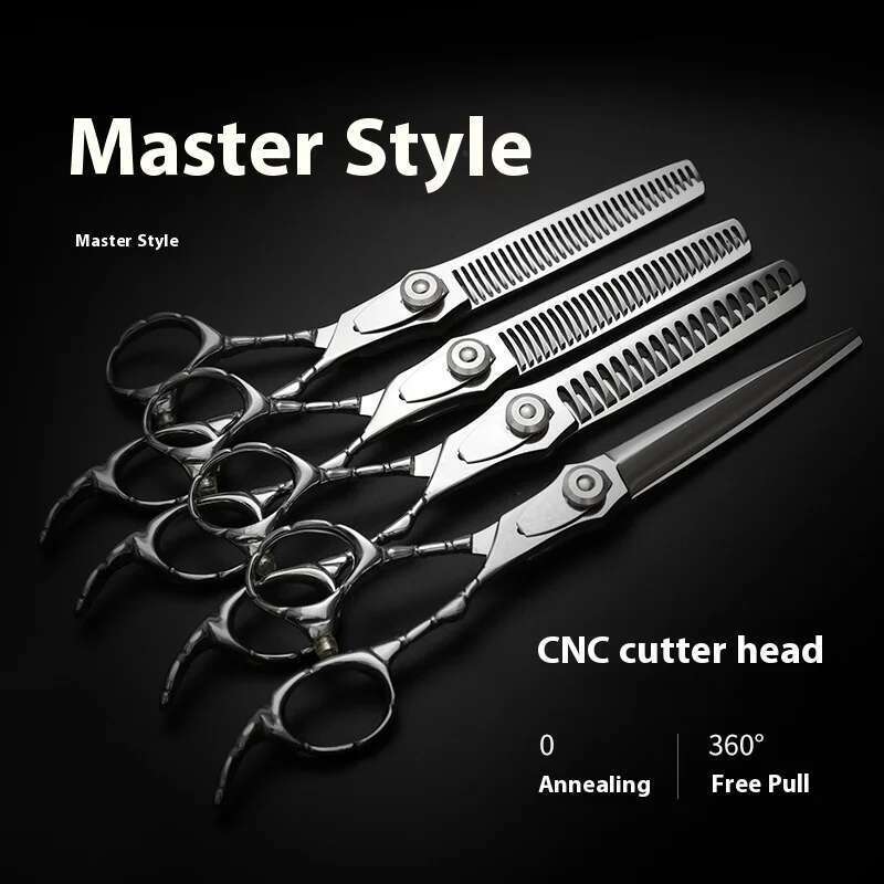 6-inch high-end salon hairstylist hairdressing scissors, flat haircuts, dental clippers, thinning haircuts, and hairdressing scissors