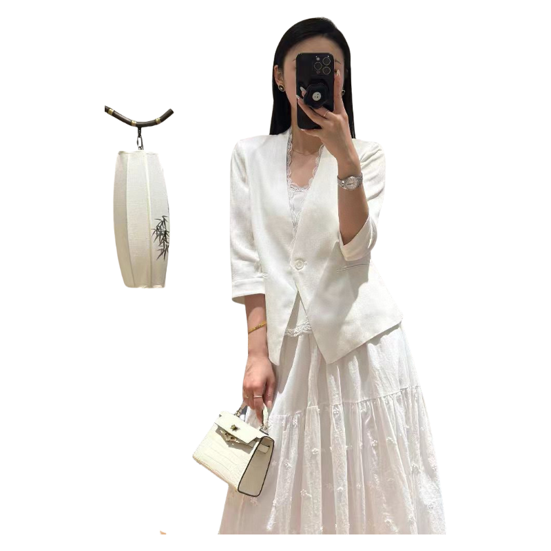 womens blazer womens casual suits business Vogue Paris 2025 Fashion Week Show Customized Fashion Tailored clothing M004