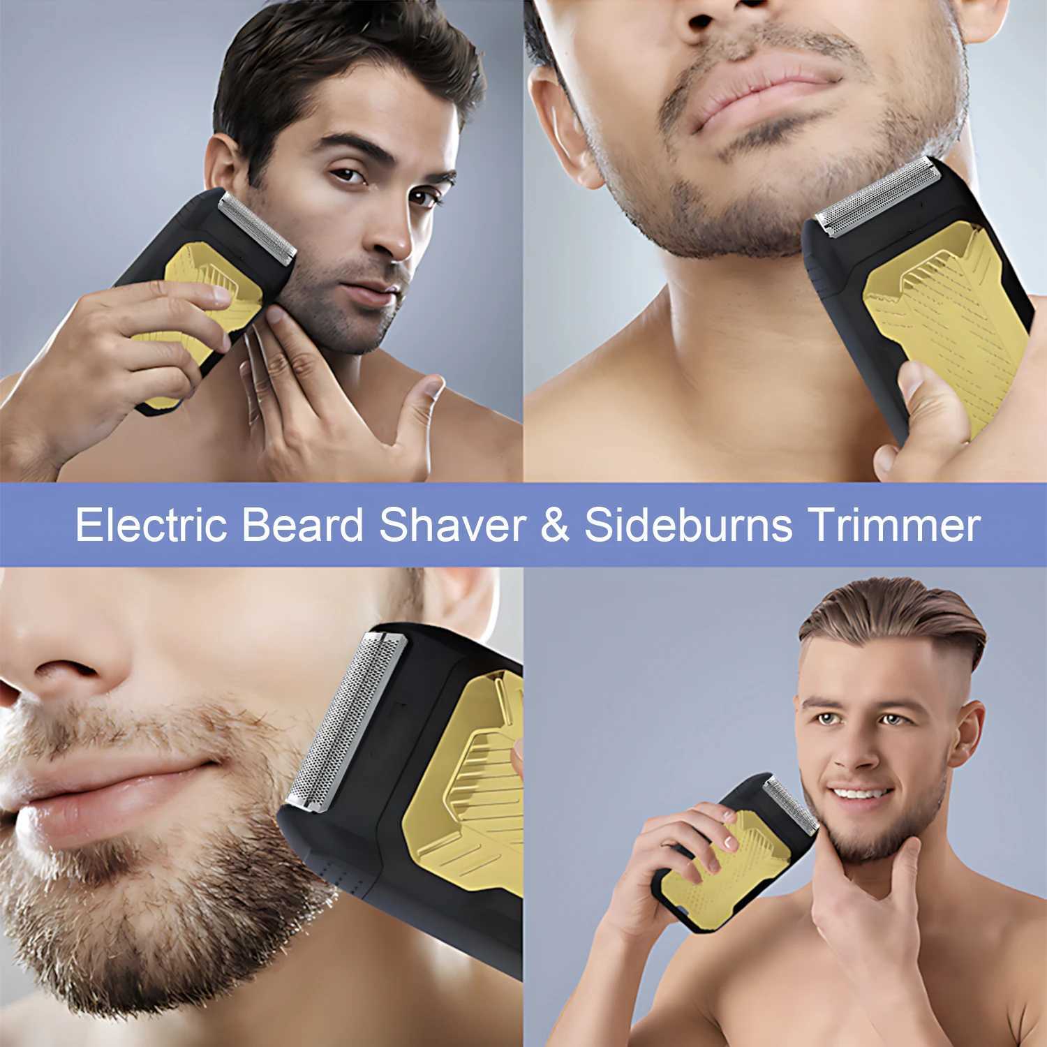 Electric Beard Shaver For Man Sideburns Trimmer Razor With Classical Design Rechargeable Lithium Battery With USB Charger L251124