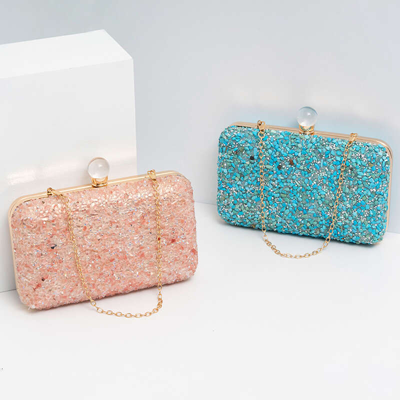 Dinner Bag New Water Dinner Fashion Diamond Embedding Dress Celebrity Qipao Bag KQ