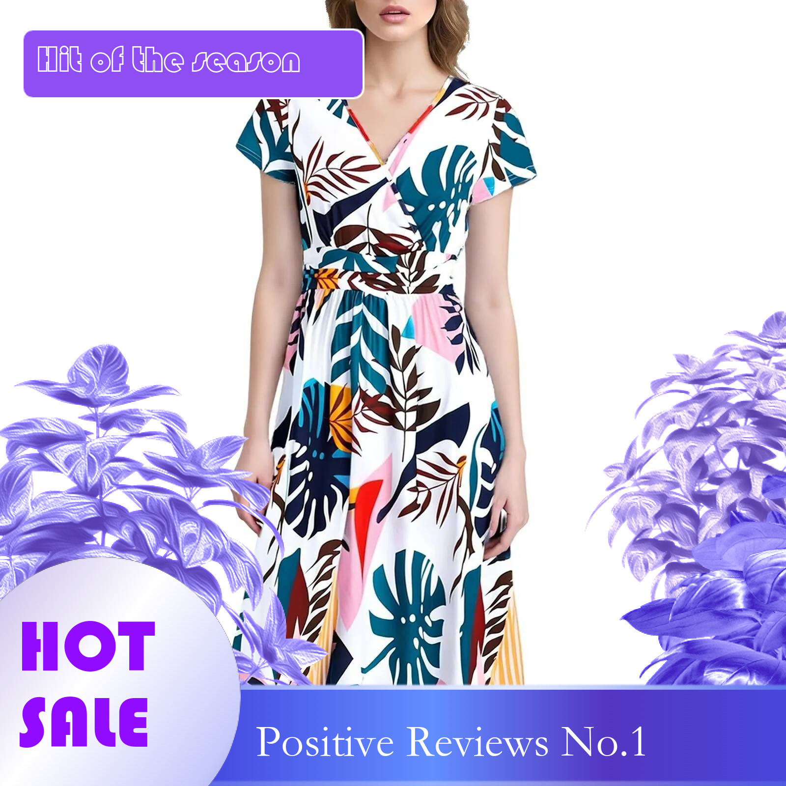 Dongdumaoyi Fashion Short Sleeve Boho Beach Dress Women Summer Casual Elegant Bohemian Dresses For Robe Femme