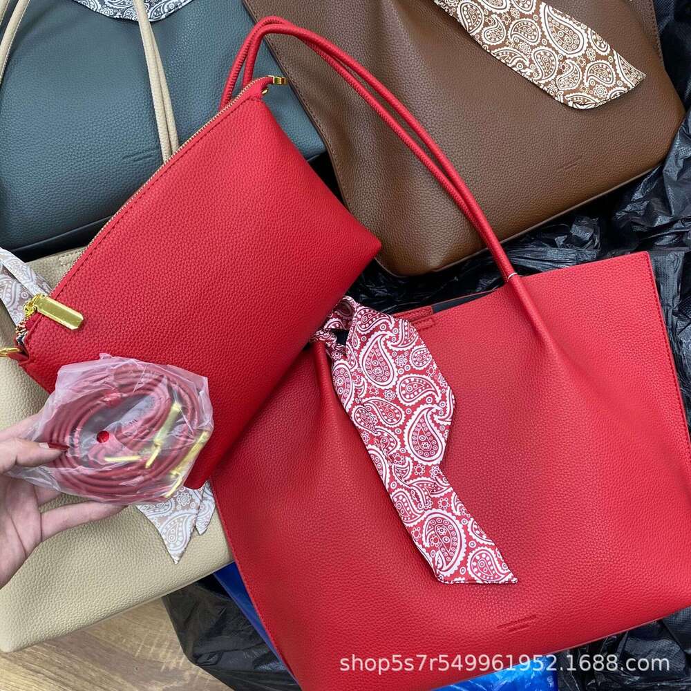 Designer Bag Silk Scarf Small Can Be Slung Diagonally Leather Rope Tote Shopping Single Shoulder Armpit Large Capacity Quality Genuine Leather Cow Sof