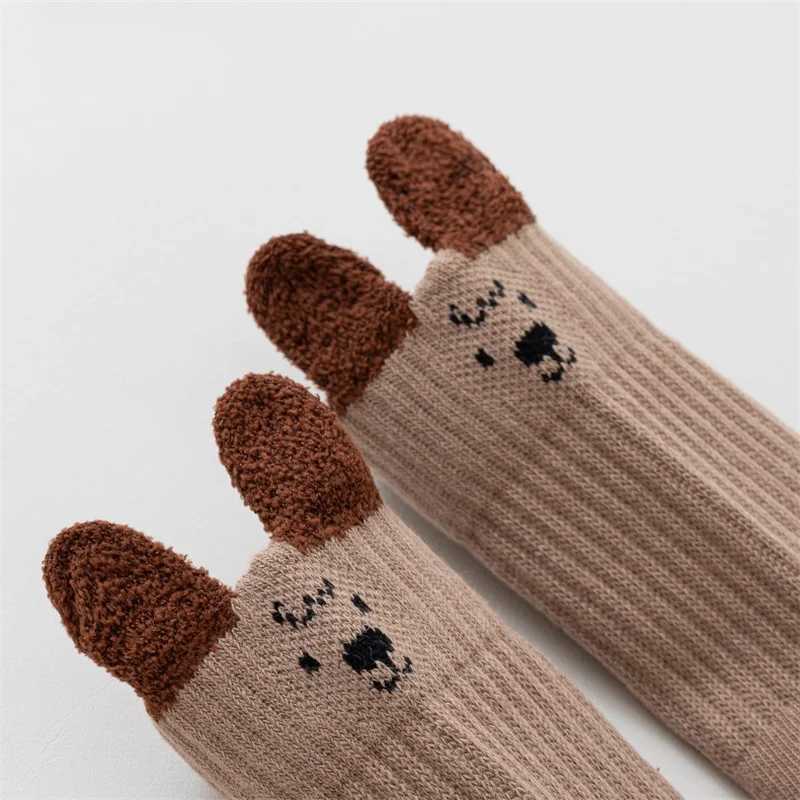 Cute Kids Socks For Girls Boys Soft Cotton Baby Toddler Boy Girl Sock Cartoon Childrens Short Socks Autumn Winter 0-8Years New G251124