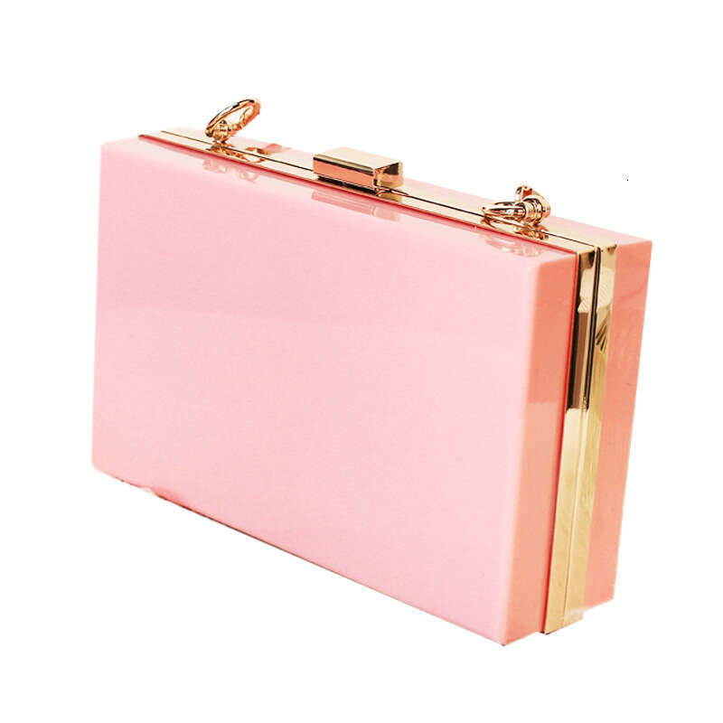 Dinner Bag Banquet Summer New Acrylic Transparent Box Women S Handbag Fashionable Small Square Bag KQ