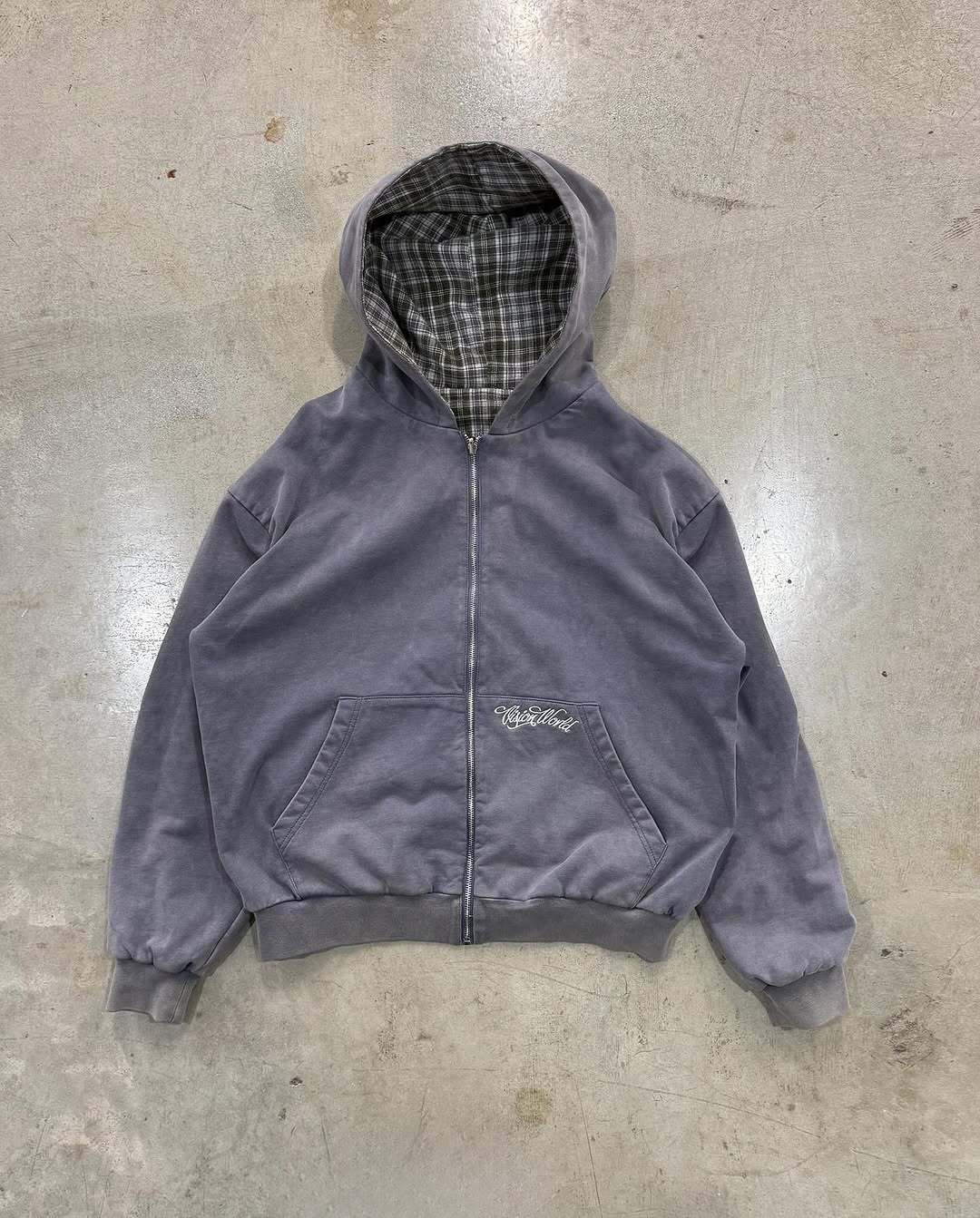 Men's Hoodies Retro Loose Hoodie A Pcs Oversized Pure Gray Watch-peeker Hole Breaking Sweatshirt Unisex Gothic Harajuku Casual Pullover