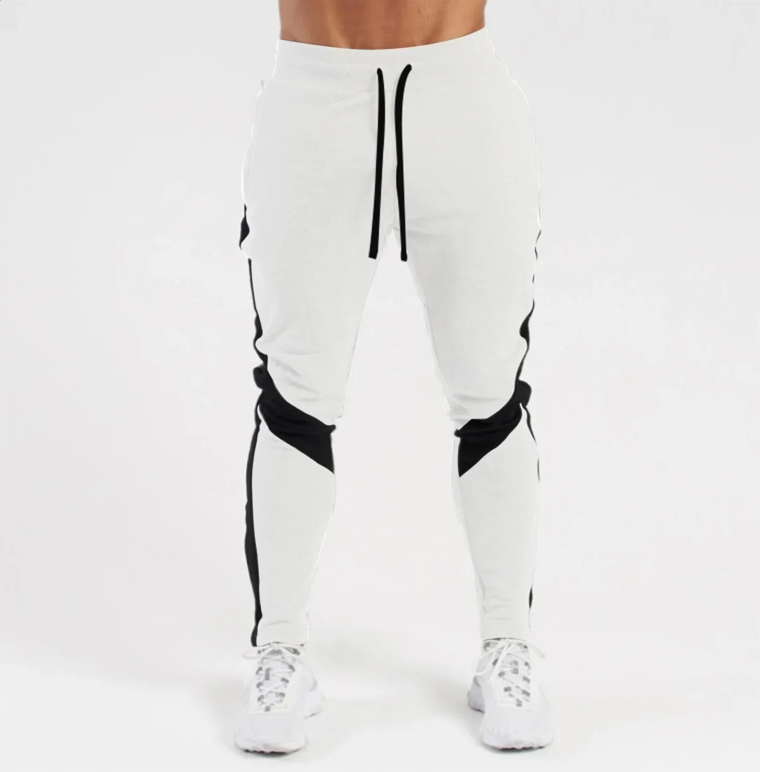 Mens Jogger Casual Pants Fitness Mens Sportswear Bottom Tight Pants Trouser Black Fitness Jogger Track Pants 250423