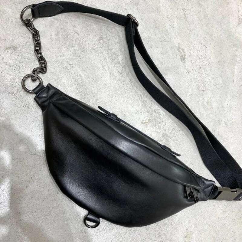 Designer Bag Casual Cowhide Crossbody Chest Bags Fashion Women Real Cow Leather Cool Saddle Waist Pack Shoulder Bag Sac Main Femme