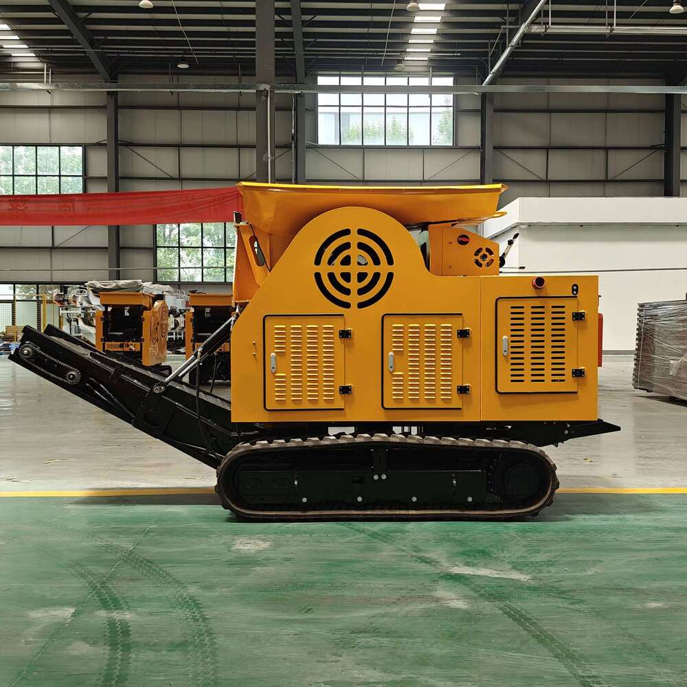 Mobile Crusher Plant For Stone Rock Aggregate Crushing