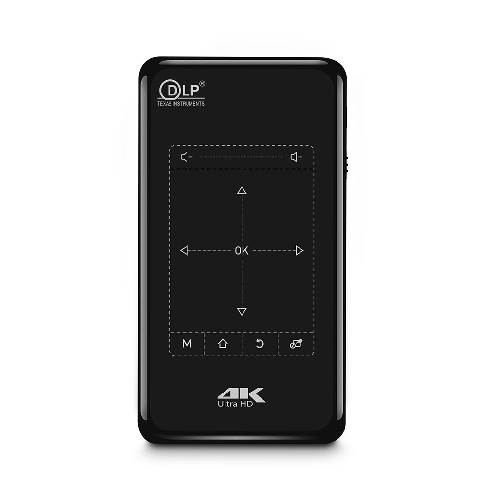 P9Ii 2Nd Generation 1080P Projector 4K High-Definition Dlp Mini Smart Micro Projector Portable Home Pocket Hd Tv Handheld Cinema