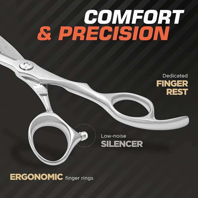 Japanese ATS314 Stainless Steel Professional Hair Cutting Shears with a Sharpened Edge for Precise Cuts Salon Hairdressing Accessories