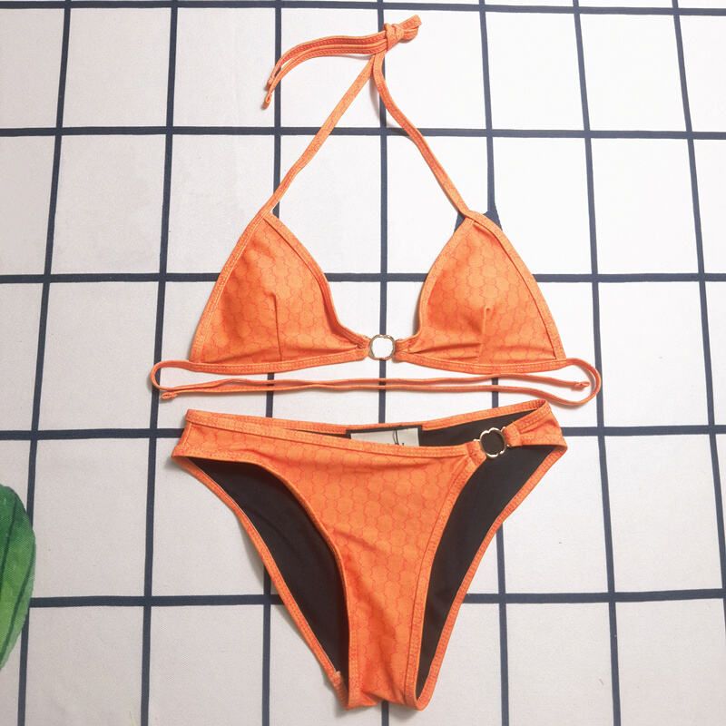 Wholesale Women's swimsuit fashion sexy bikini set bikini swimsuit letter classic swimsuit