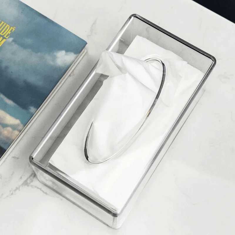 New simple and fashionable tissue box tissue dispenser desktop kitchen tissue holder home office and car tissue storage boxM251124