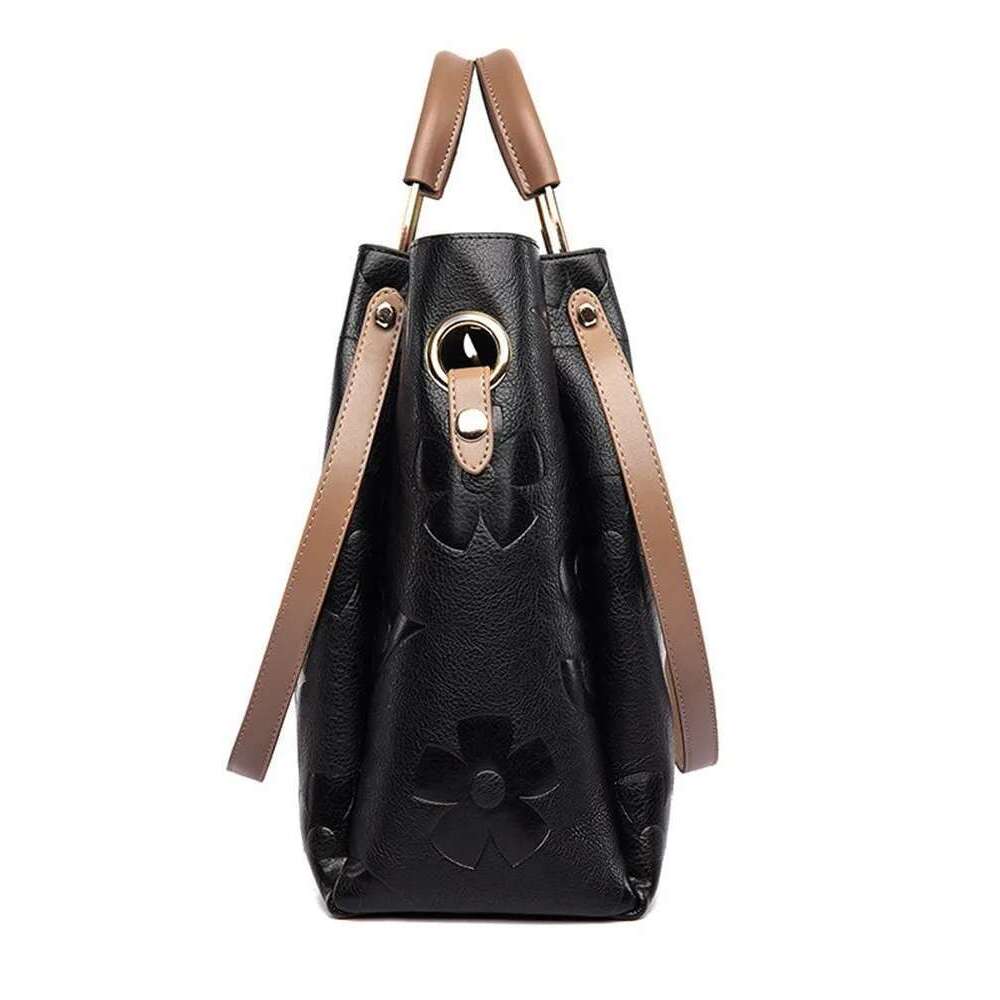 New Bag: Fashionable Texture, Emed Women's Handbag, Large Capacity Mother And Child Bucket Bag, Mommy Bag
