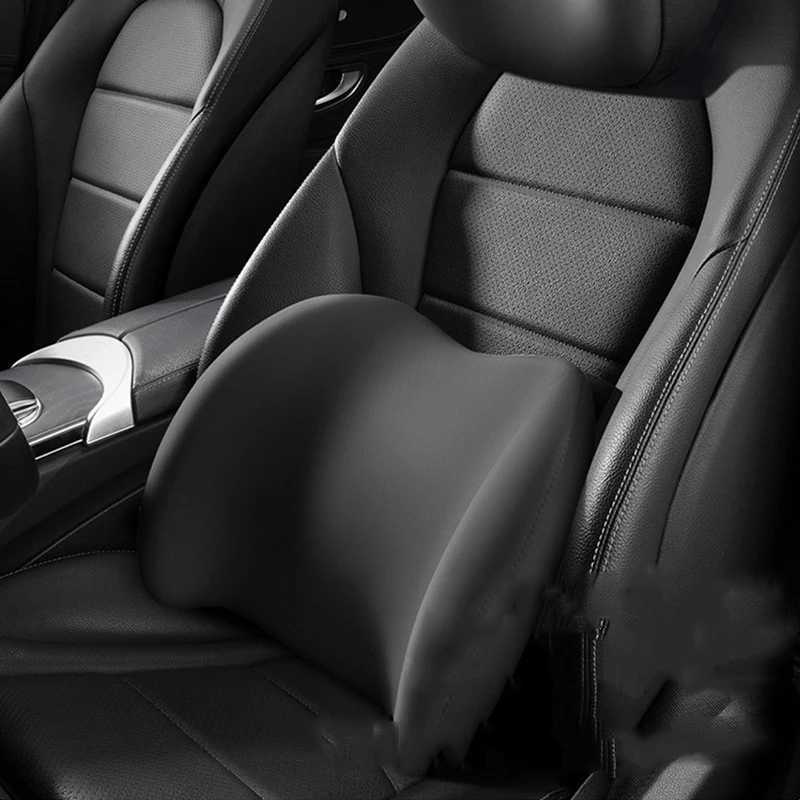 Car Headrest Neck Pillow And Lumbar Support Set Car Pillow Seat Cushion Universal Memory Foam Cushion Backrest Car Interior G251124