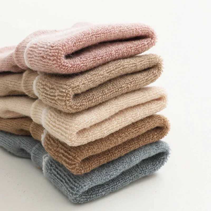 Baby Winter Thicken SOCKS Terry Knee High SOCKS Girls Newborn Warm Stuff Boys Toddler Floor Anti Slip CHIldren Cotton G251124