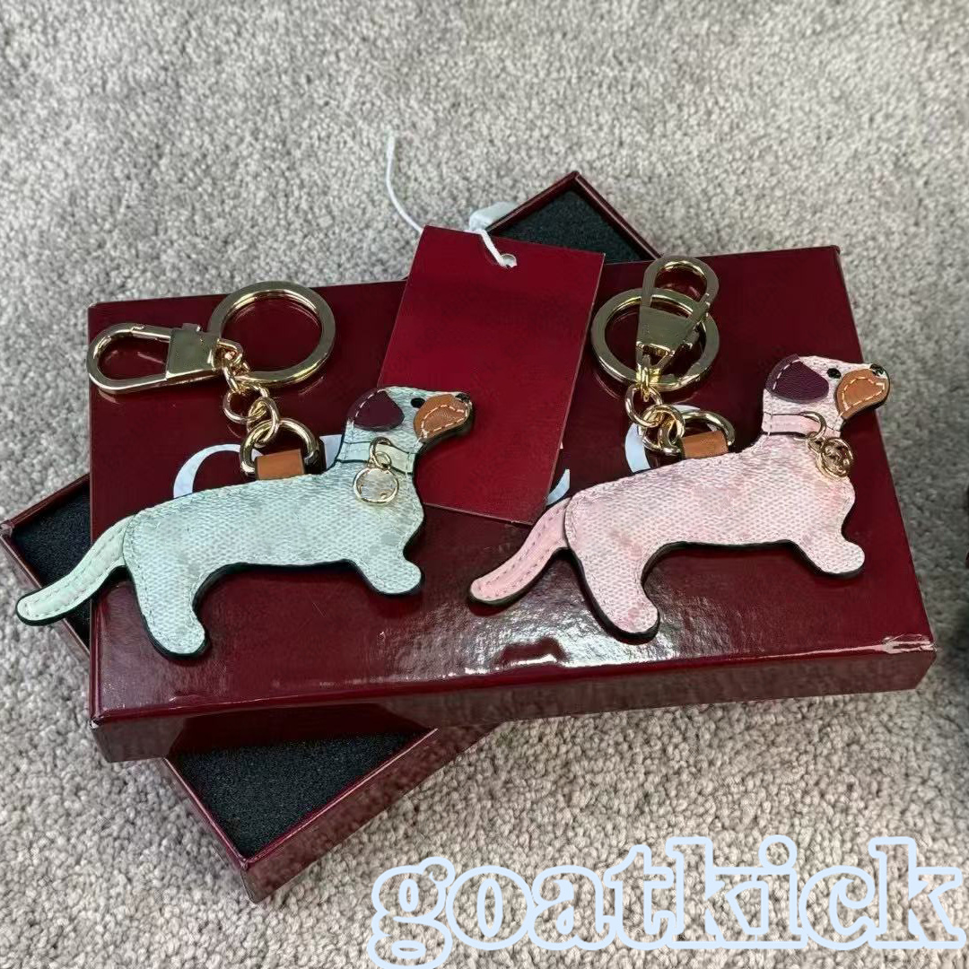 dog shaped bag charm wallet cartoon charm vintage toy doll keychain bear designer men women Lanyards cute mini owl car key chain fluffy pendants bag lady pendant cute