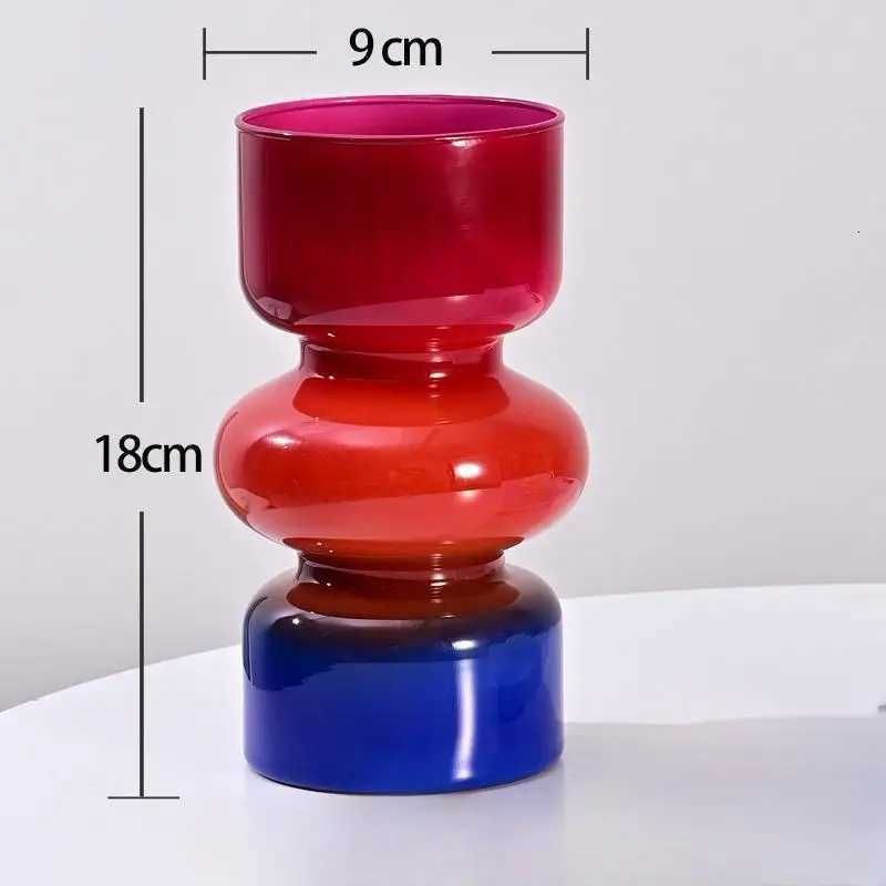 Nordic Creative Personty Retro Glass Vase Hydroponic Plant Table Vase DIY Flower Arrangement Container New C251124