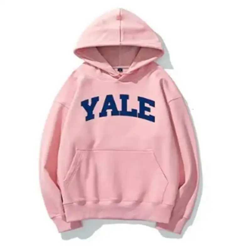 Yale University Unisex Long Sleeve Printed Hoodie Casual Sweatshirt Pullover Sweatshirt Adult Sportswear Classic Simple Trendy M251124