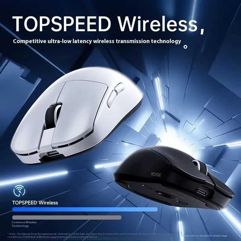 MCHOSE L7 Ultra Wireless Mouse Tri-mode 24G BT PAW3395 8K Rechargable Portable Customized Lightweight Laptop Esports Mice PCM251124