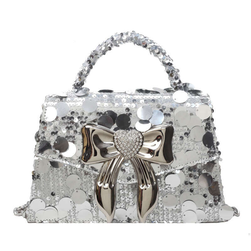 Bow Handheld For Women, Spring/Summer 2024 New Style, Office Banquet Small Bag, Chain, Crossbody Bag Mouth, Red Envelope