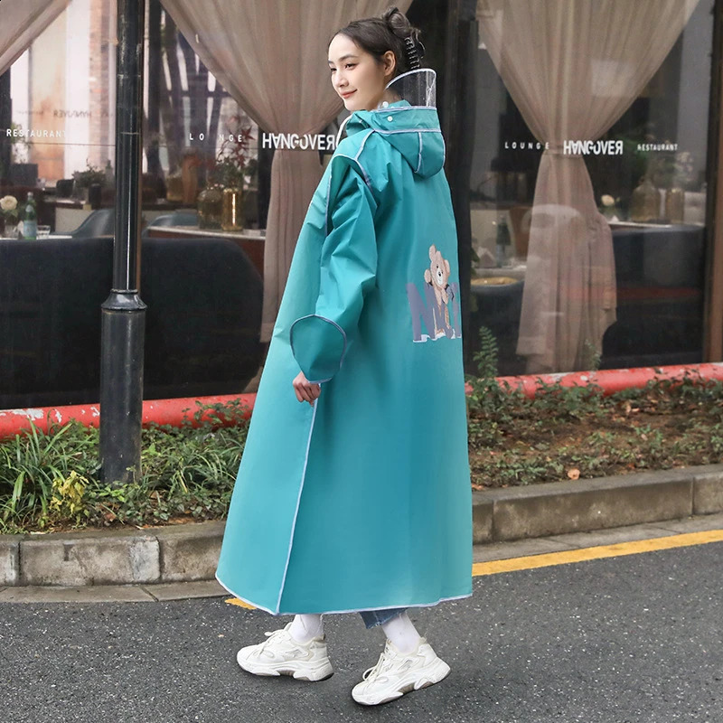 Adult Raincoat Men and Women Rainproof Fashion Gloves Cycling Electric Bicycle Four-in-one Hiking Raincoat 250421
