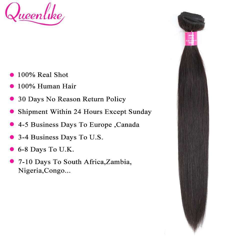 Queenlike Straight Human 12A Brazilian Raw Hair With 2X6 Deep Kim HD Lace Closure And Bundles