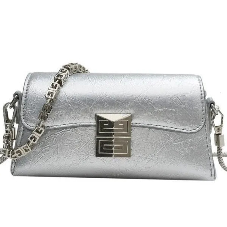 Luxury Brand Designer 2025 New Niche Women's High-Quality Texture Exquisite Chain Bag, Fashionable Versatile Single-Shoulder Crossbody Mini Bag