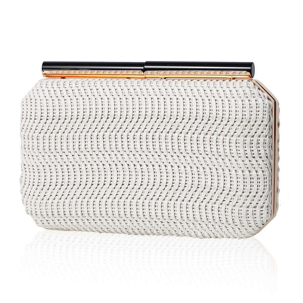 Dinner Bag New Knitted PU Banquet Style Single Shoulder Handheld Dress Versatile Evening Women S Bag KQ