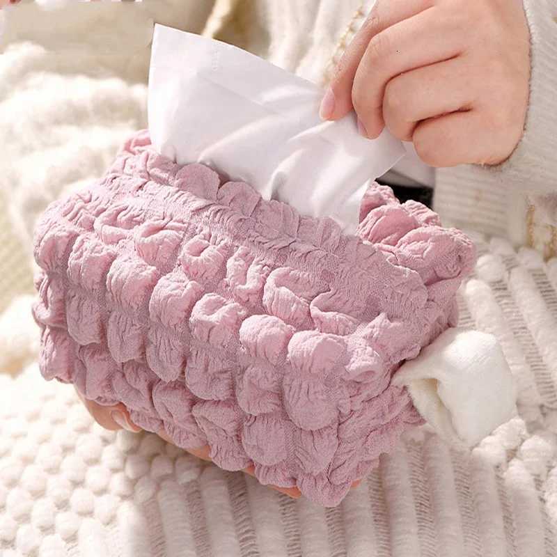 Korean Style Tissue Boxes Cute Tissue Storage Box for Home Decor Hanging Toilet Paper Container Girl GiftM251124