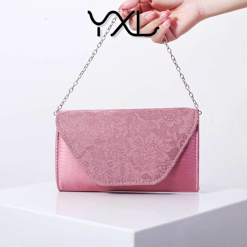 Dinner Bag New Lace Dinner Fashion Women S Flip Shoulder Handheld Chain Bag KQ