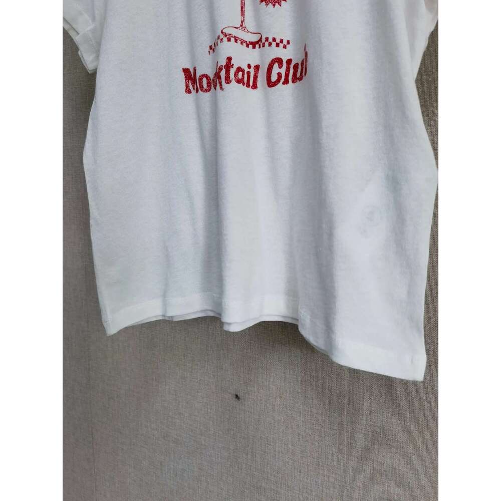 Designer Women's Clothing Design-Sensory T-Shirt With White Cotton Round Neck Versatile Short-Sleeved Top Light 2025 Spring And Summer New Style