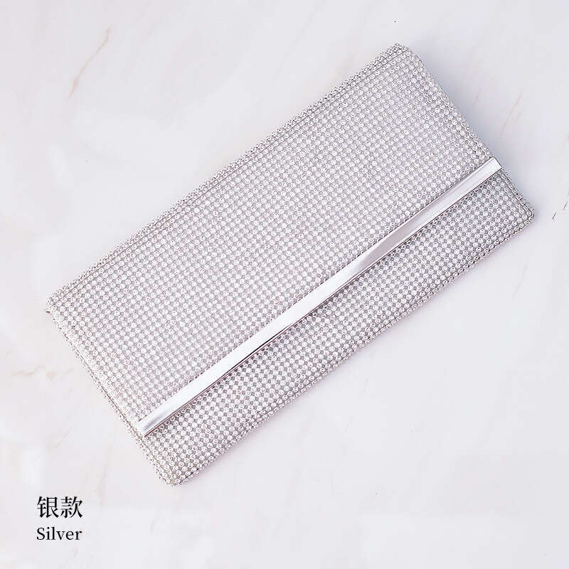 Dinner Bag Diamond Dinner Women S Handheld Sparkling Banquet Versatile Handmade One Shoulder Bag KQ
