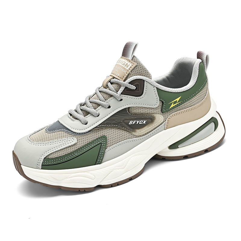 Designer Shoes Men Fashion Thick Bottom Breathable Mesh Sneakers Outdoor Sport Running Shoes