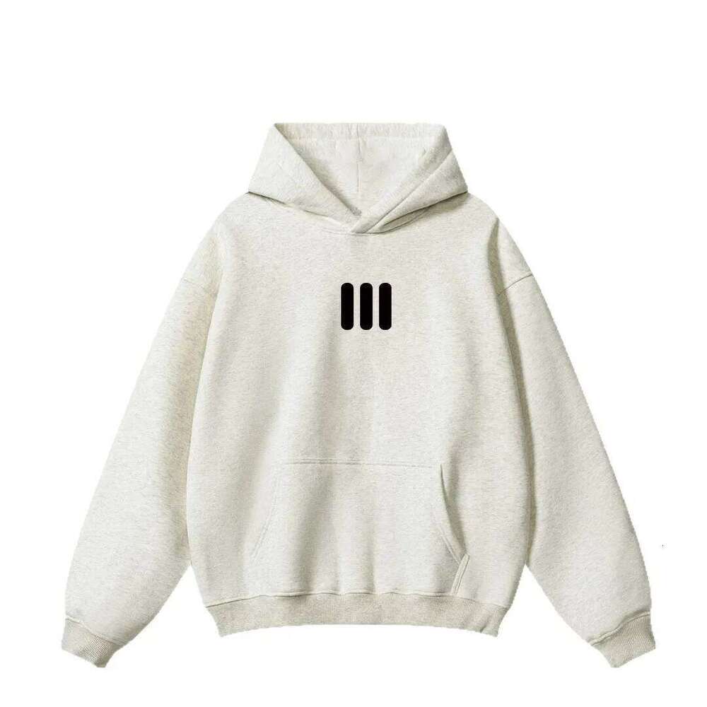 Fleece Lined Hoodie Women's Autumn Winter Spring Thin Long Sleeve Loose Fit White Grey Versatile Casual Cotton Blend Top