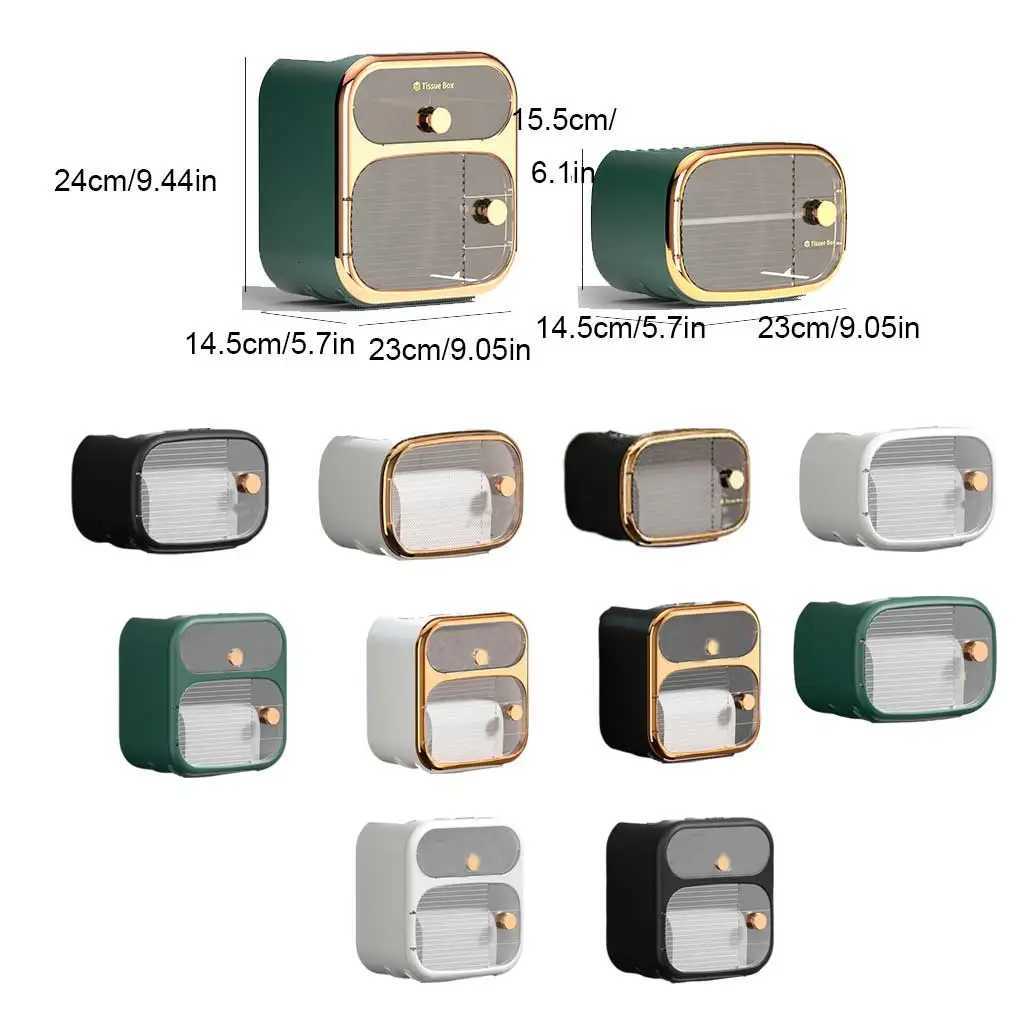 Tissues Box Wall Napkin Case Container Household Multifunctional Paper Towel Holder Hanging Dispenser White TypeM251124