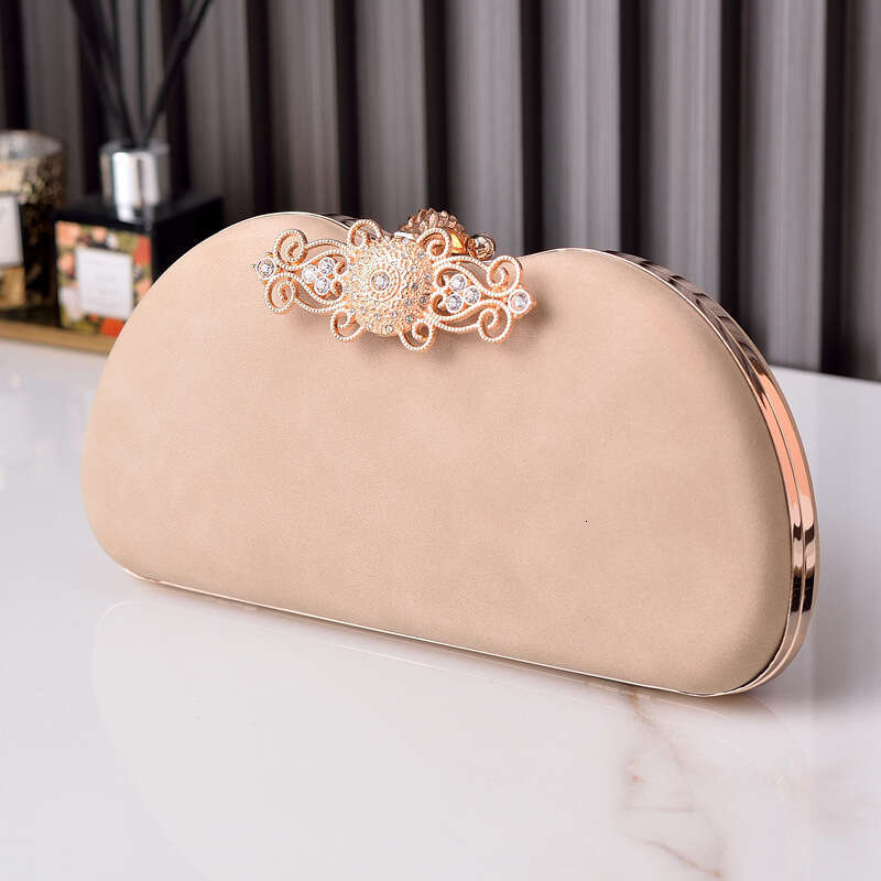 Dinner Bag New PU Dinner Qipao Celebrity Luxury Mouth Gold Fashion Rhinestone Bag KQ