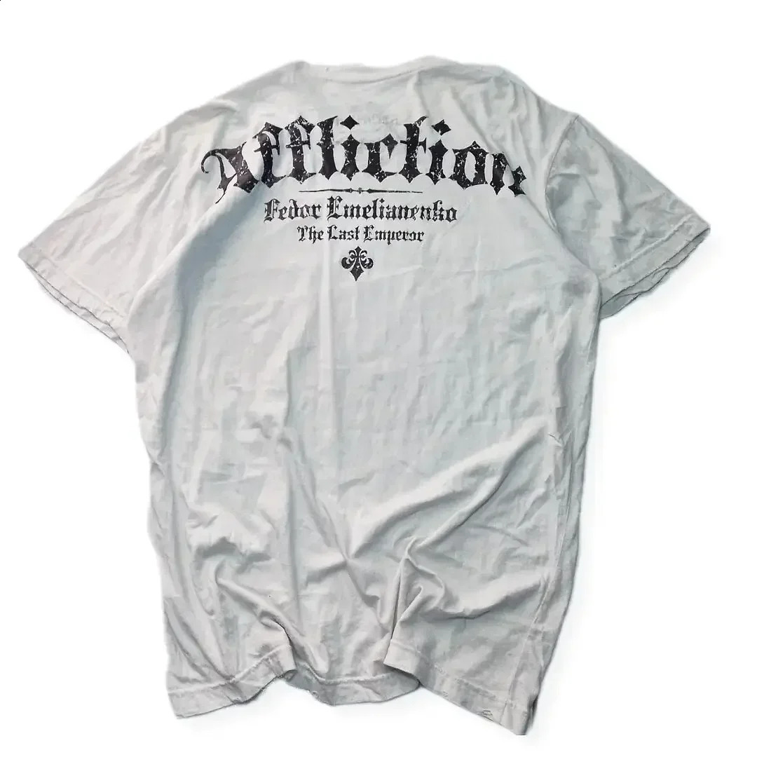 Y2K ultrafine Tshirt mens short sleeved Gothic clothing top street clothing Tshirt Harajuku retro hiphop skull pattern 250411