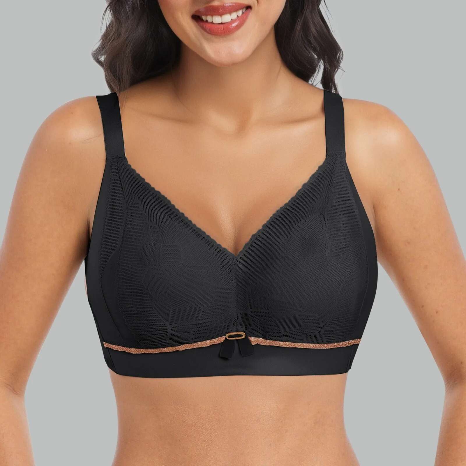 Dongdumaoyi Underwear Women S Sexy Small Chest Gathered No Steel Ring Lace Sg Comfortable Sports Vest Style Breasted Thin Girls Bra Women S Tight Unde