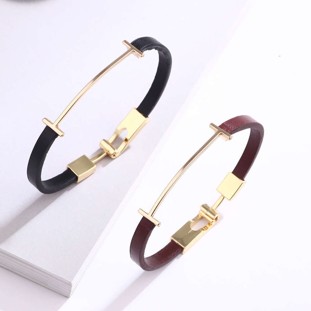 Fashionable Handicrafts, Versatile Women's Simple H-shaped Buckle, Alloy Bracelet, New Style