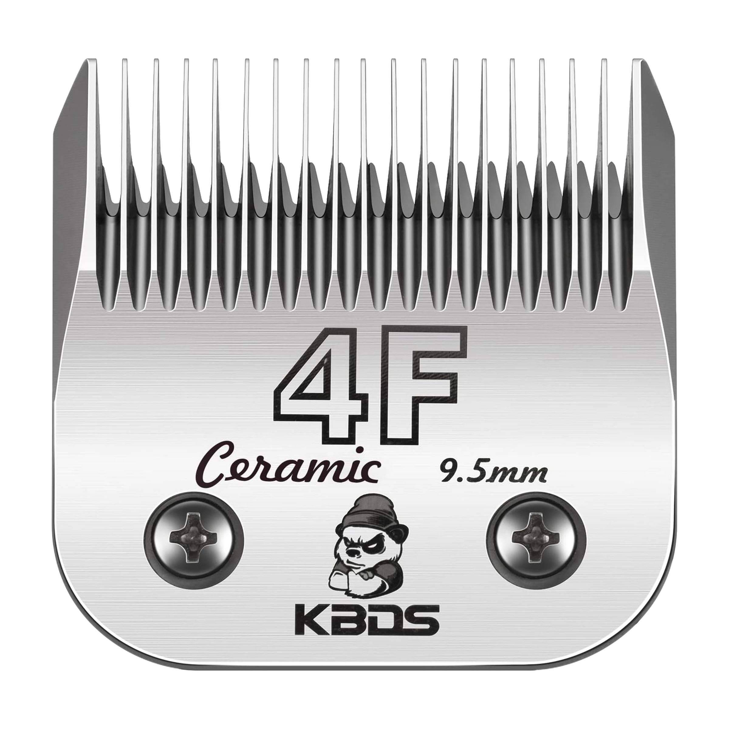 KBDS 4F Ceramic Detachable A5 Pet Dog Grooming Clipper Blades (3/8" - 9.5mm) ,Compatible with Most Andis,Oster A5 Wahl KM Series Clippers(Customi