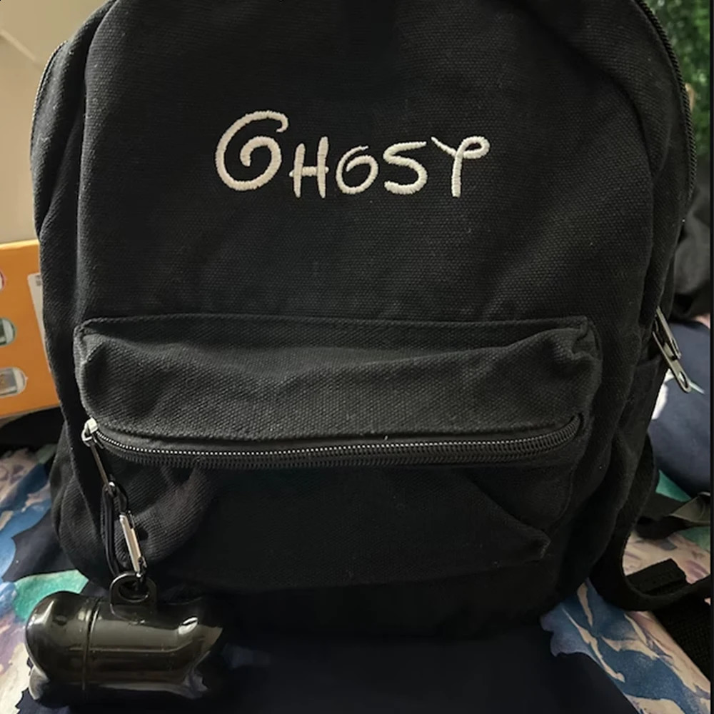 Custom Name Boys Girls Schoolbag New Personalized Student Canvas Travel Backpack Washable Small Outdoor Backpack with Names R250424