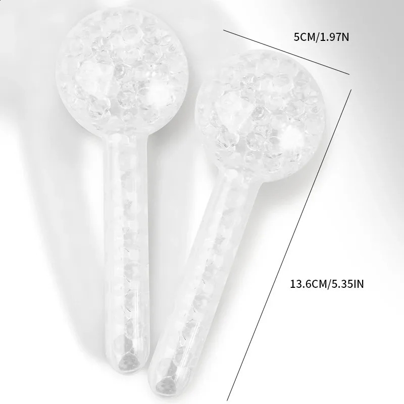 Large Beauty Ice Hockey Energy Beauty Crystal Ball Facial Cooling Ice Globes Water Wave Face and Eye Massage Skin Care 1pcs 250418