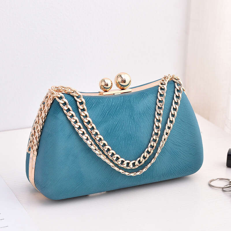 Dinner Bag Black PU Dinner Fashionable And Simple Hand Held Qipao Bag Chaozhou KQ