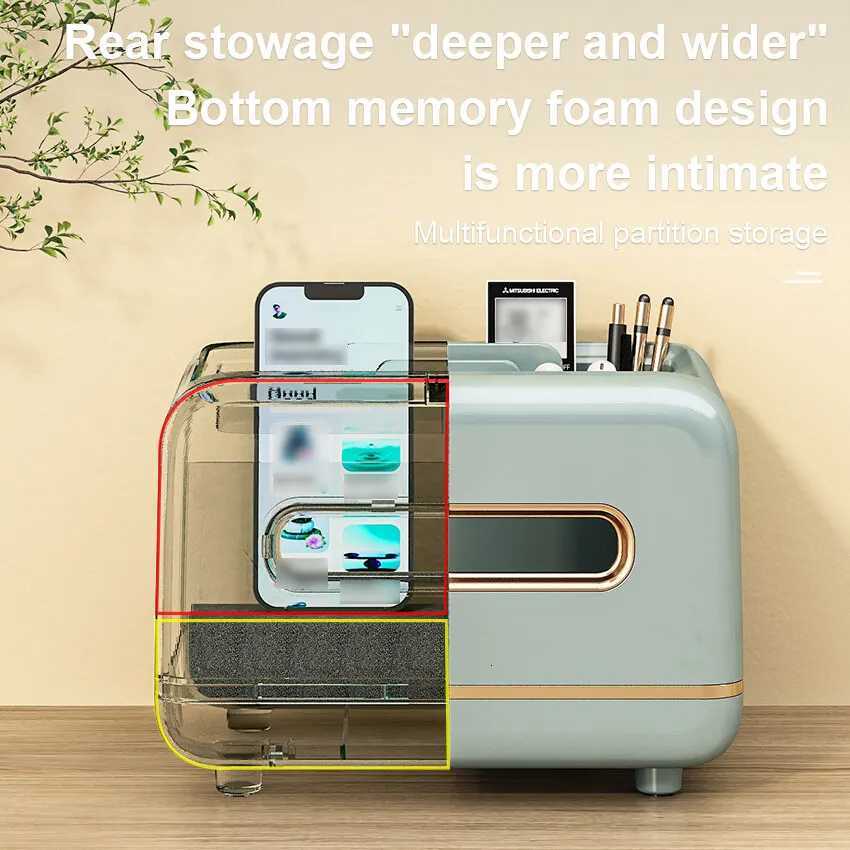 Desktop Tissue Box Removable Slight Luxury Decorative Handkerchief Case Paper Storage Box Home Office Car Nordic Plastic HolderM251124