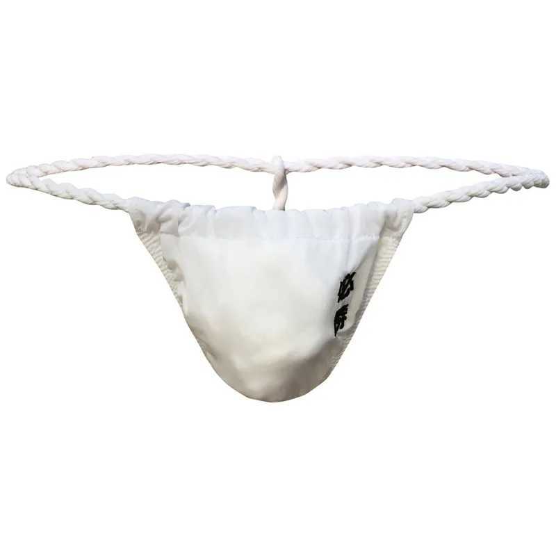 New Arrival Mens underwear cotton rope mens rope belt mens underwear thong embroidered Japanese sumo Tanga Hombre underwear thong Z250424