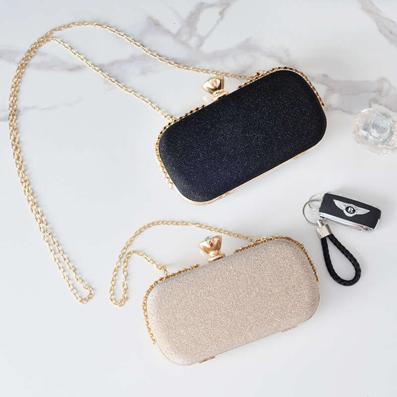 Dinner Bag Dinner New Evening Dress Small Design High Grade Crossbody Diamonds Handheld One Shoulder Women S Bag KQ