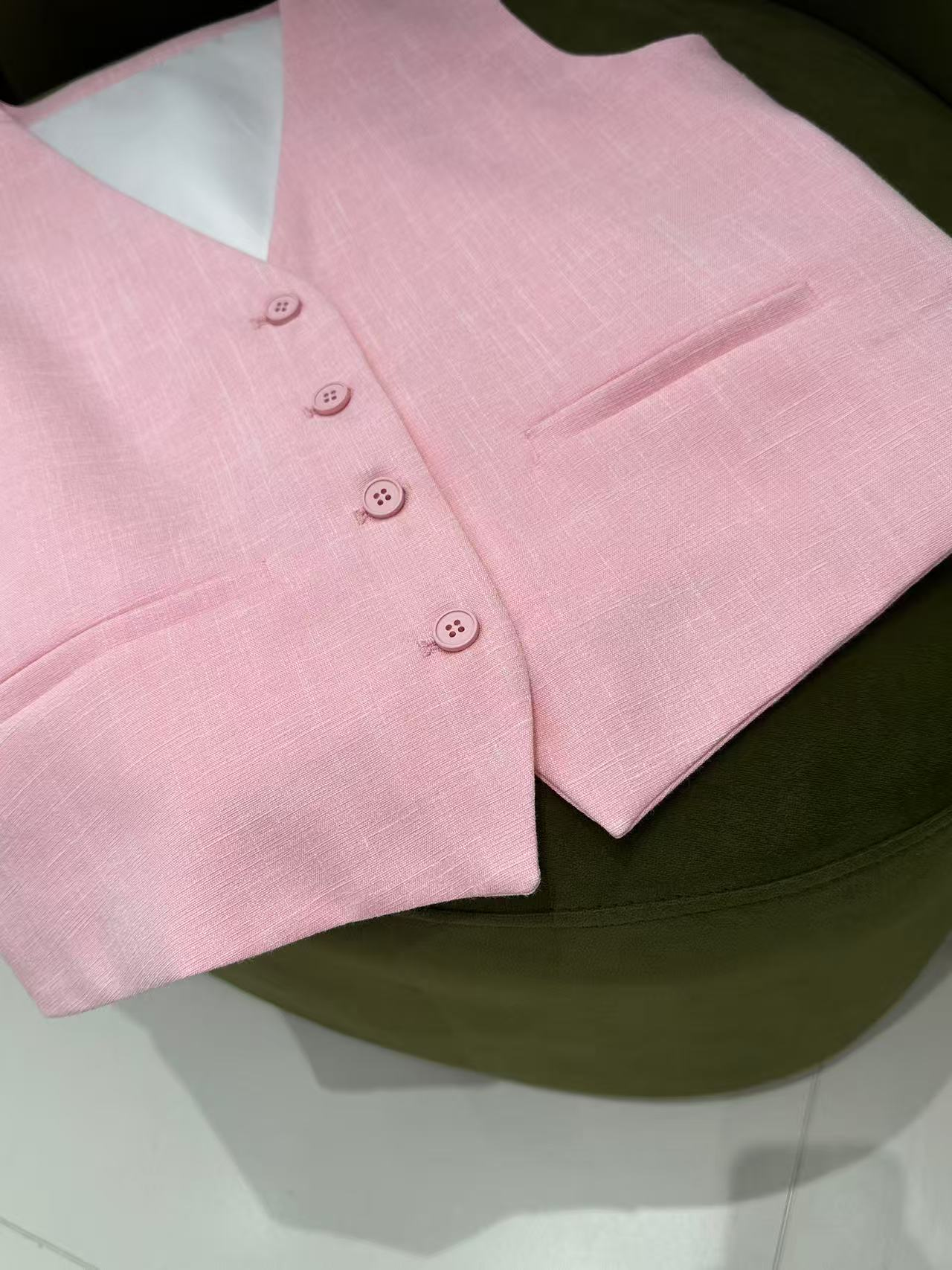 Womens Vest suits dress Vogue Paris Fashion Week Show Customized Fashion Tailored order.M005