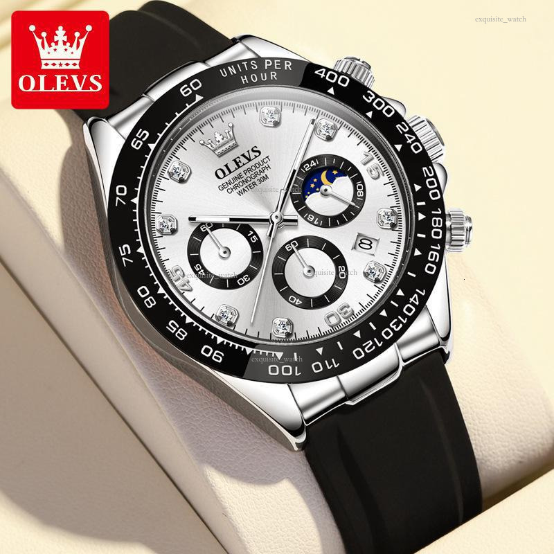 OLEVS Luxury Outdoor Watches With Multi-functional Chronographs Quartz Watches Luminous Men's Watches Designer Watches Free Delivery And Wholesal