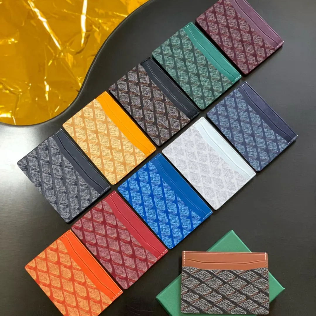 Hot Luxurys Wallets Designer Holder Men Women Wallet Genuine Famous Leather Purse With Box Wholesale Top Quality Holders Coin 6 Card Slots Golies Yardize Wallet